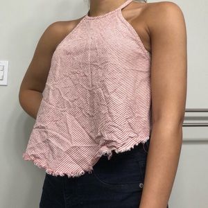 UO BDG High Neck Striped Top